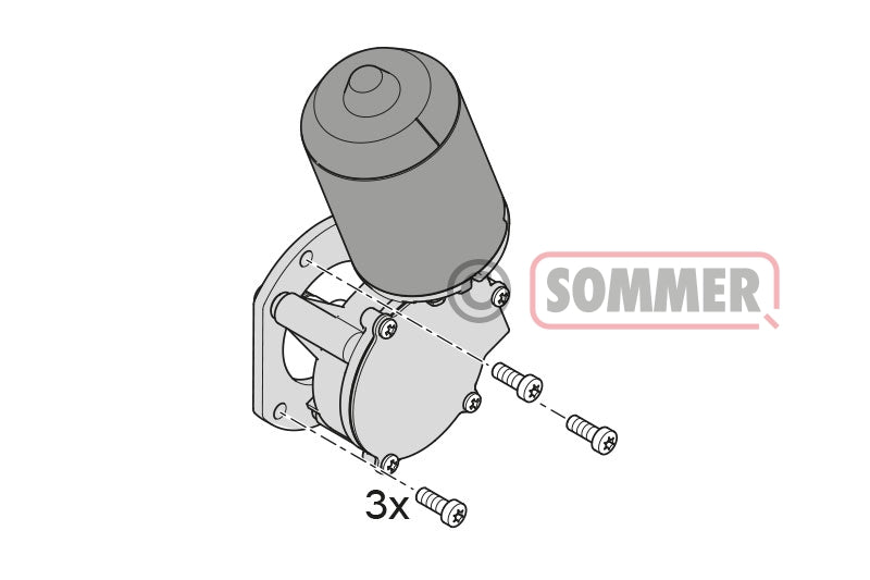 Motor Ersatzteil für SP 900 Schiebetorantrieb von Sommer ...