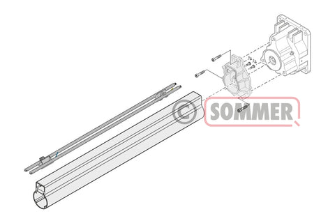 28 - Schutzrohr twist XL vormontiert